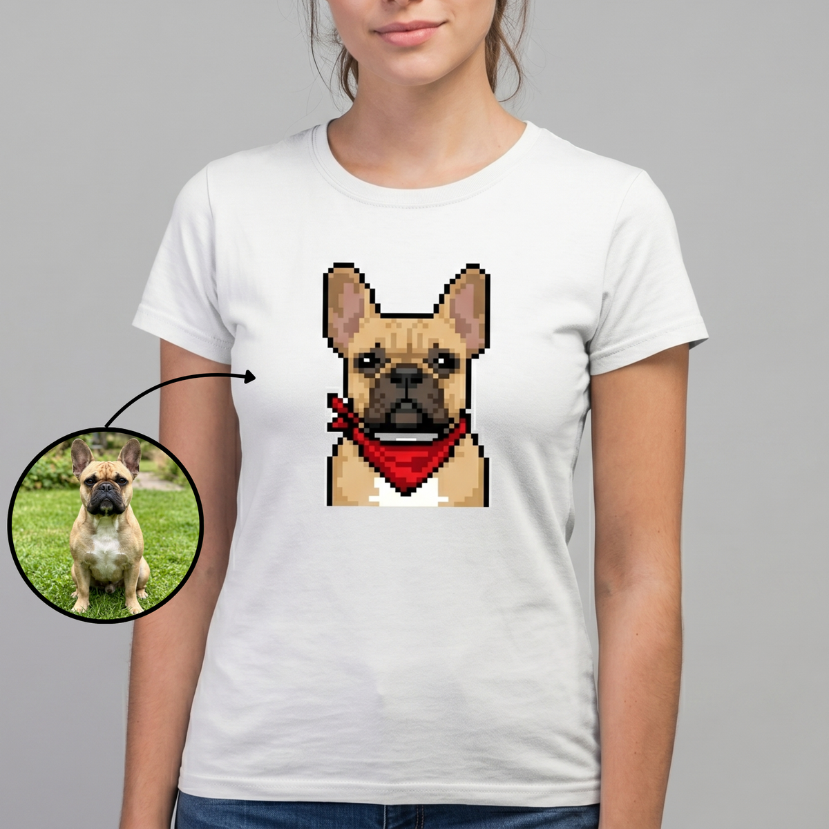 T-Shirt - Retro Game Charakter