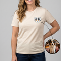 T-Shirt - Portrait in Herz