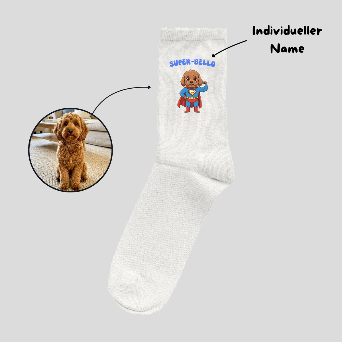 Socken - Superheld